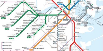 Boston metro peta kawasan