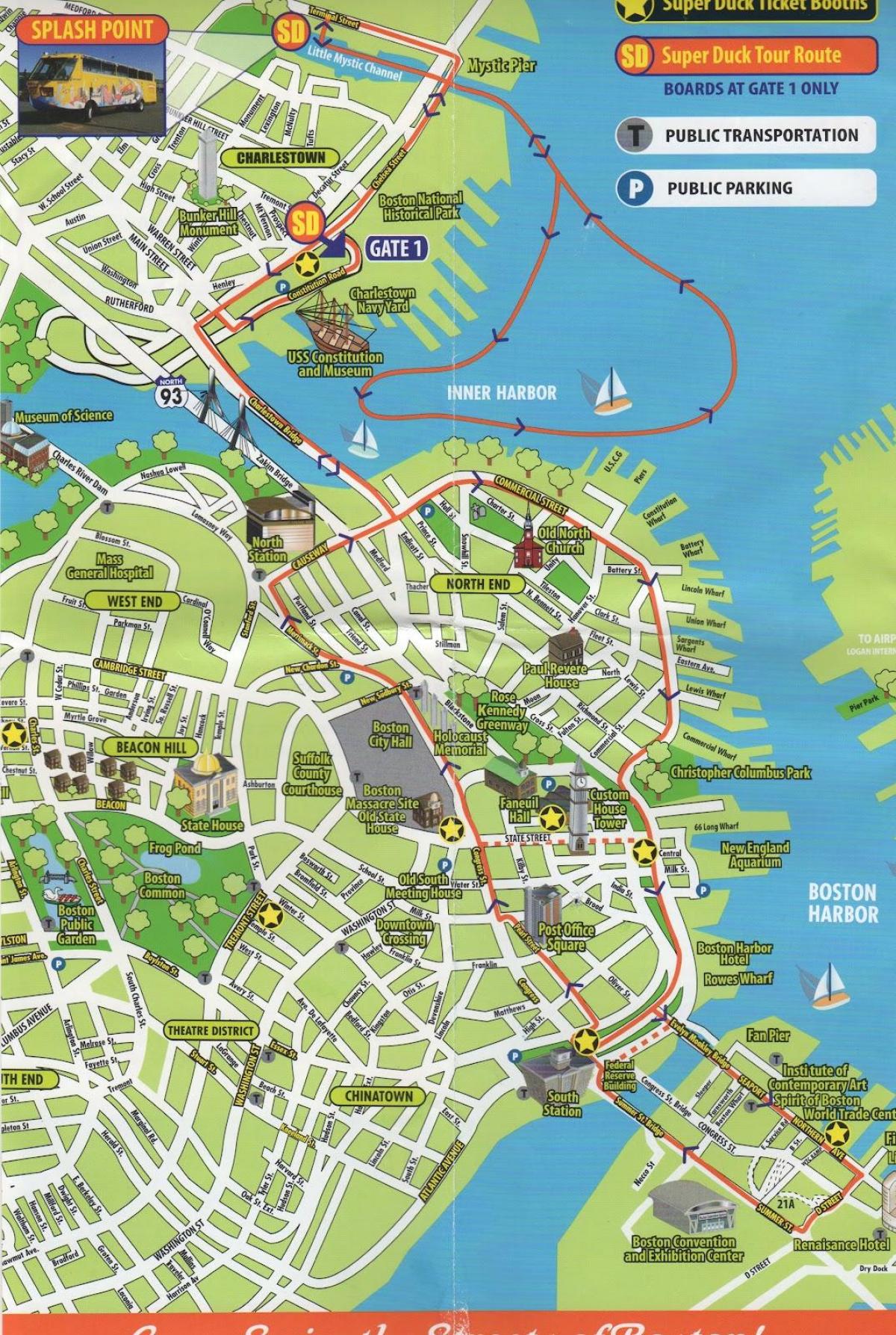 peta Boston bersiar-siar