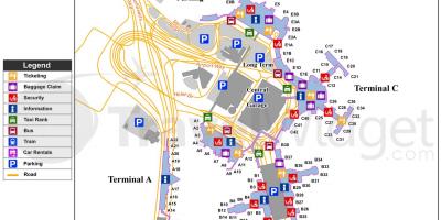 Peta Boston bandara
